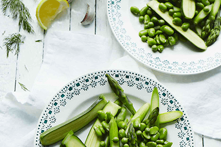 SUMMER VEGETABLE SALAD WITH HERB MAYO