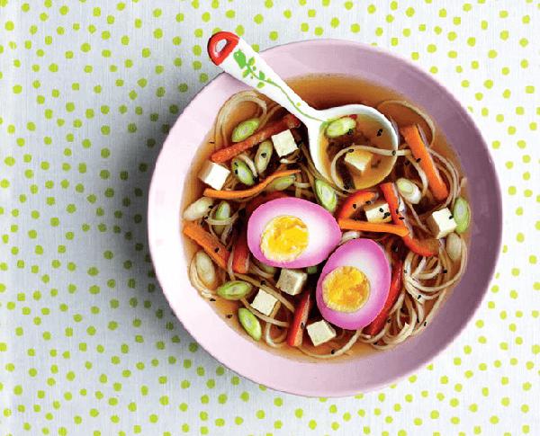 RAMEN WITH PINK EGGS