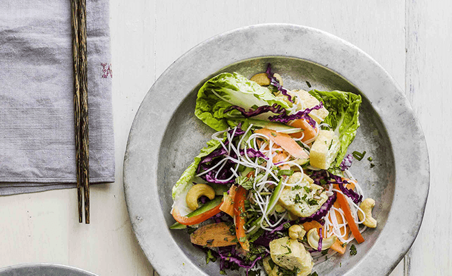 VIETNAMESE CRISPY TOFU & CASHEW SALAD